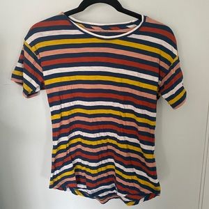 Madewell Colorful Striped T-Shirt